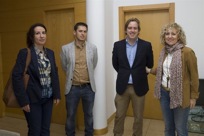 Reunión Eva Díaz Tezanos con el alcalde de Reocín, Pablo Diestro