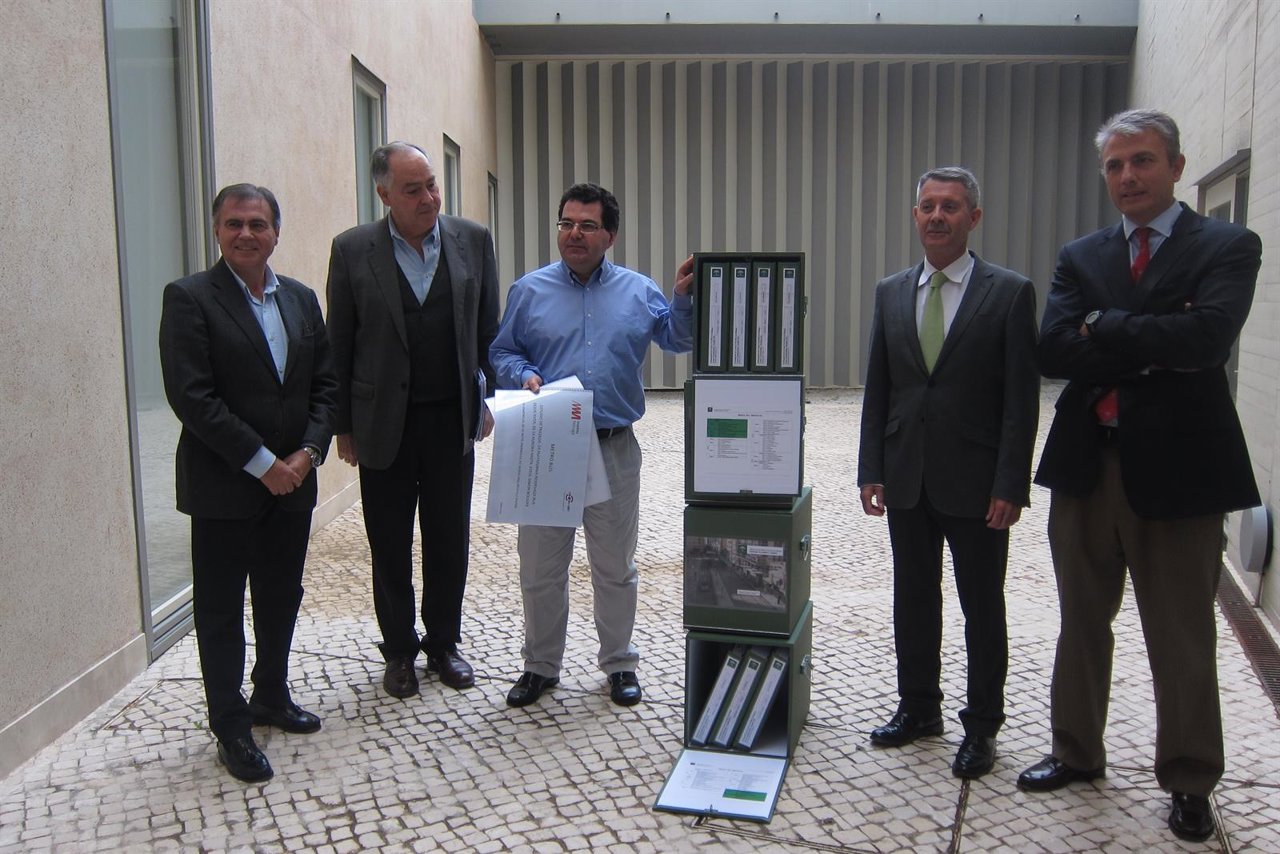 De izq. A dcha., Candau, García Cañizares, Pérez y Lozano.