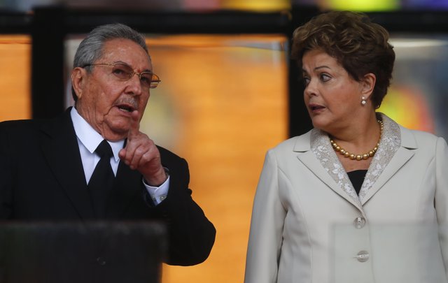 Dilma Rousseff y Fidel Castro