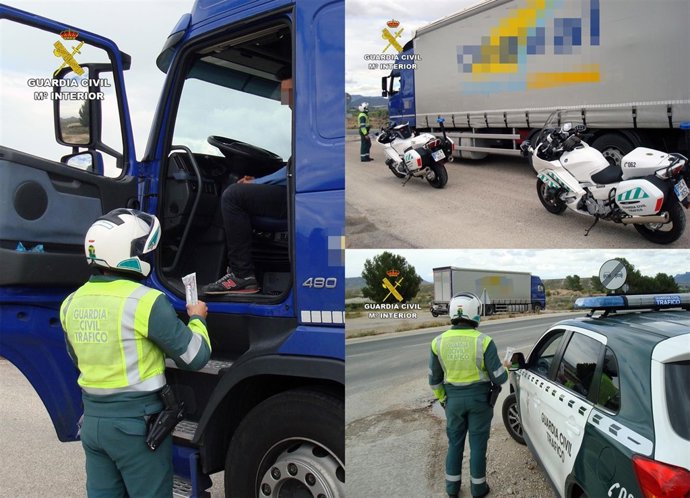 La Guardia Civil Intercepta Al Conductor De Un Vehículo Articulado De 26 Tonelad