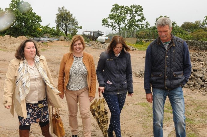 Rosario Cordero visita Montánchez