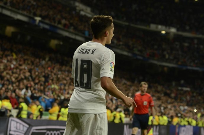 Lucas Vázquez Celebrando El 2º Golen El Real Madrid - Villareal          