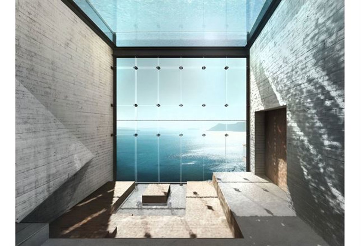 'Casa Brutale', la casa incrustada en un acantilado con vistas al mar