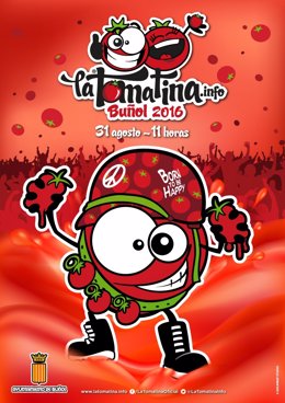 Cartel de 2016 para La Tomatina de Buñol