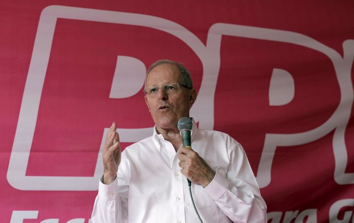El candidato peruano Pedro Pablo Kuczynski