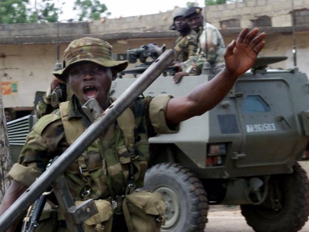 Soldado nigeriano