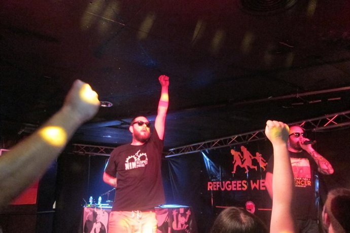 Un momento de la actuación de Los Chikos del Maíz. 