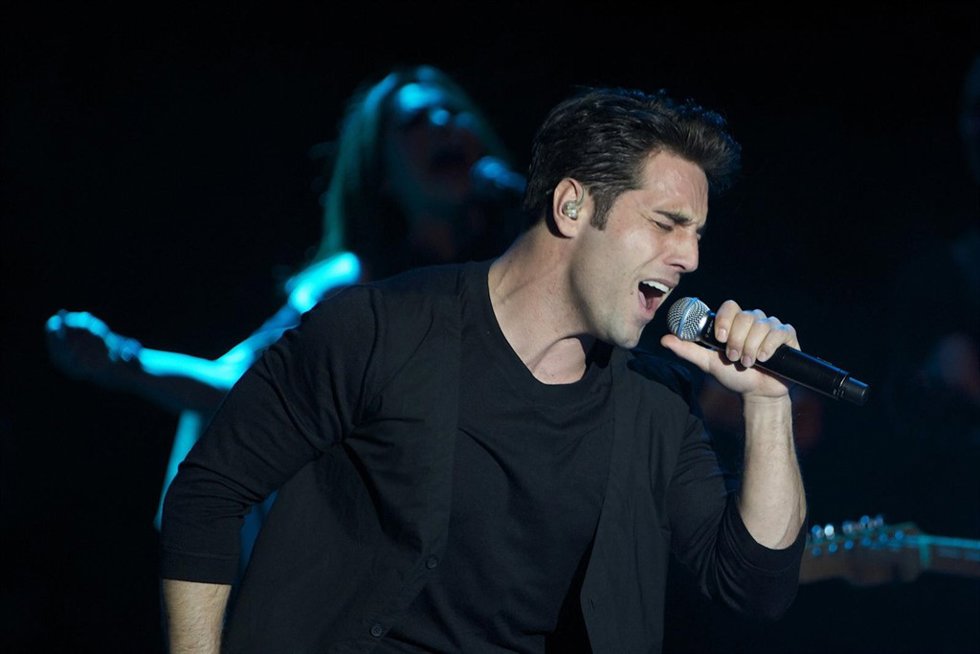 MADRID, SPAIN - MARCH 05:  Spanish singer David Bustamante presents his new albu
