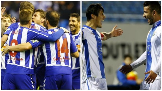 Alavés y Leganés ganan en la jornada 22 de la Liga Adelante