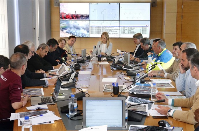 CIFUENTES preside la segunda reunión del Gabinete de Crisis por el incendio del 