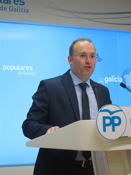 El secretario xeral del PPdeG, Miguel Tellado
