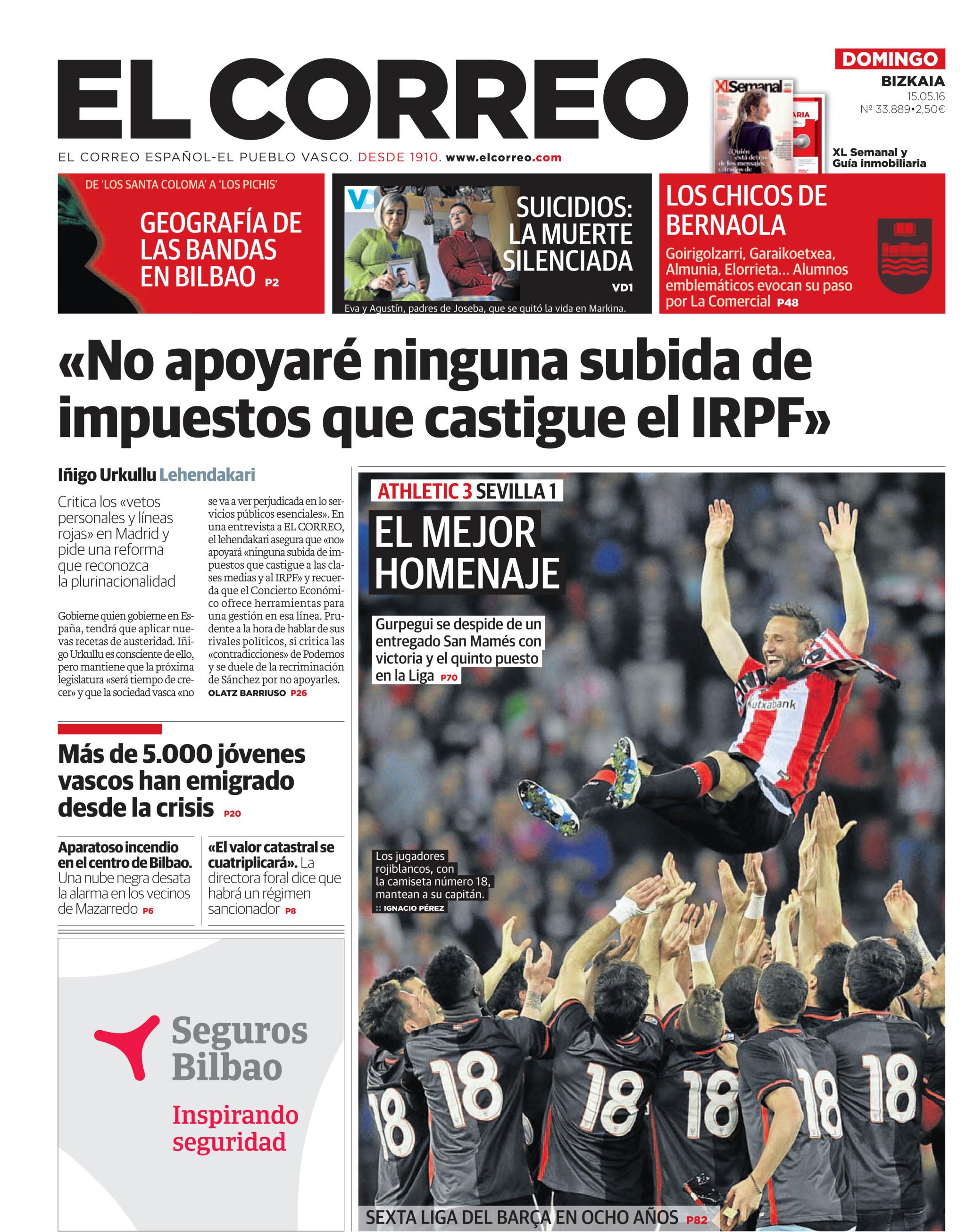 El Correo vasco 15 de mayo