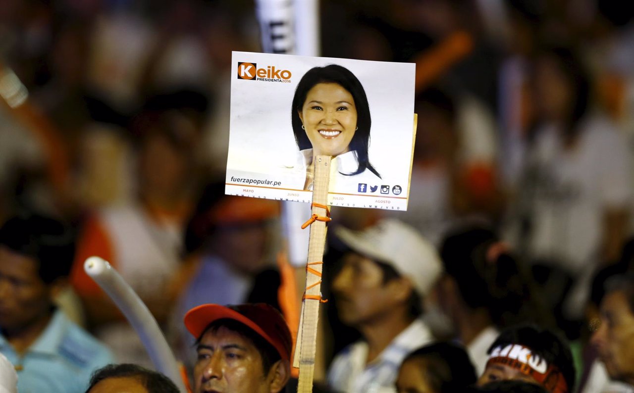 Cartel electoral de la candidata Keiko Fujimori