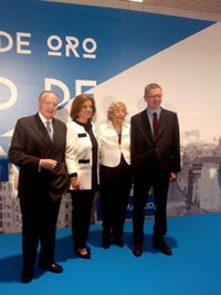 Botella, Gallardón y Álvarez del Manzano, en el primer San Isidro de Carmena