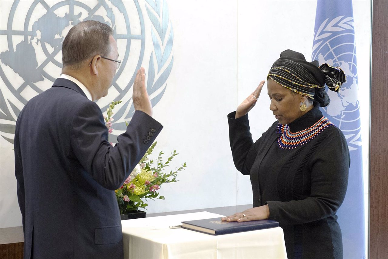 Phumzile Mlambo-Ngcuka toma posesión como directora de ONU Mujeres
