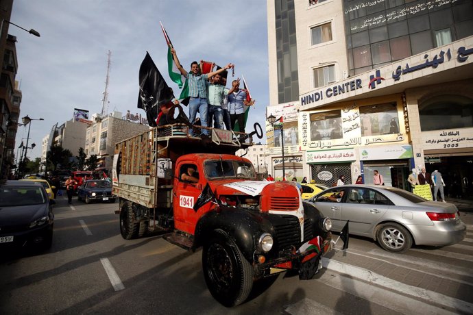 Palestinos recuerdan la 'Nakba' o 'catástrofe' de 1948