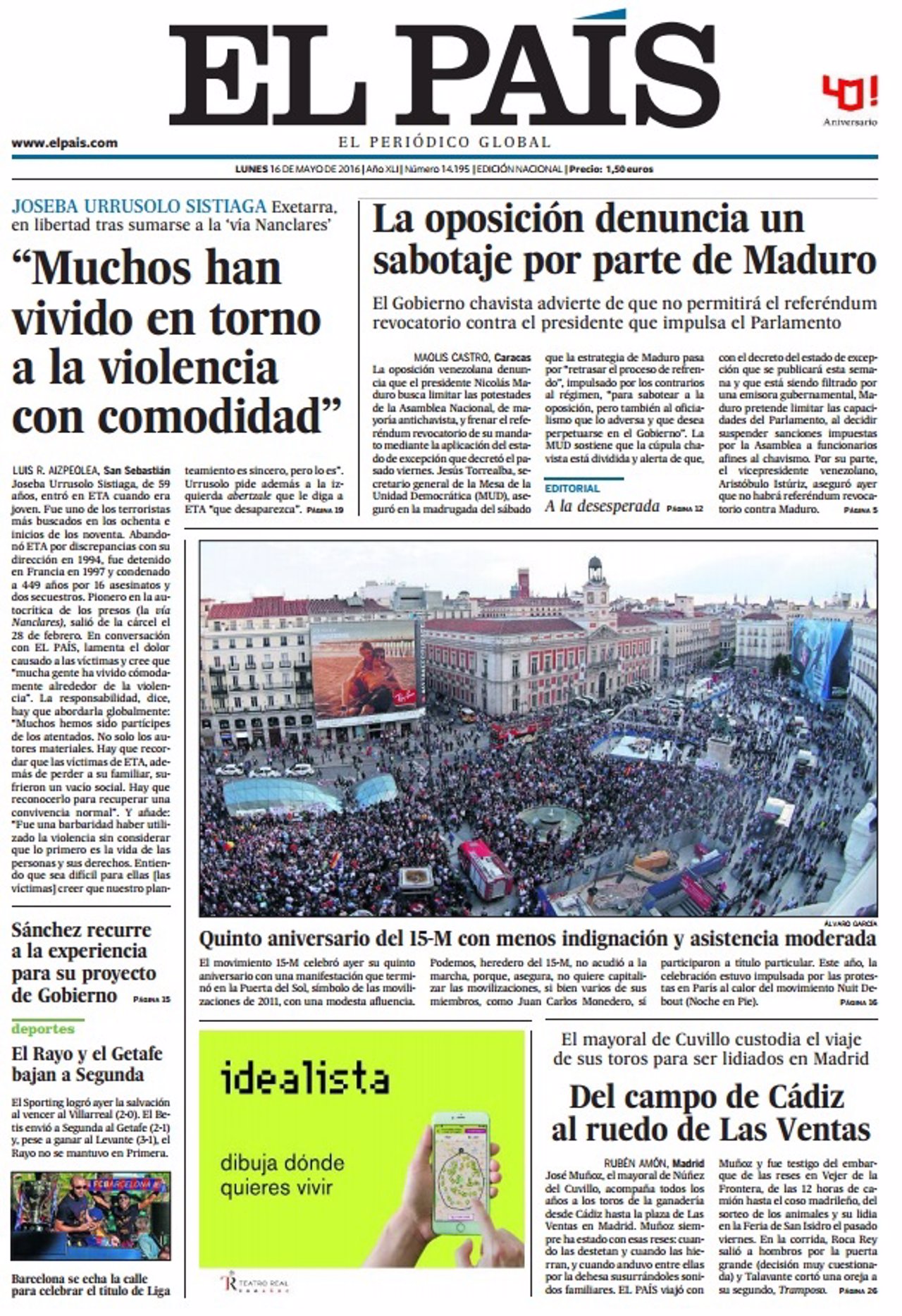 Portada El País