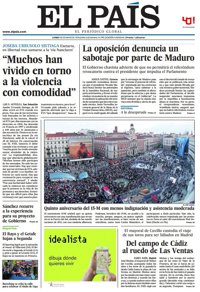 Las portadas de los periódicos de hoy, lunes 16 de mayo de 2016