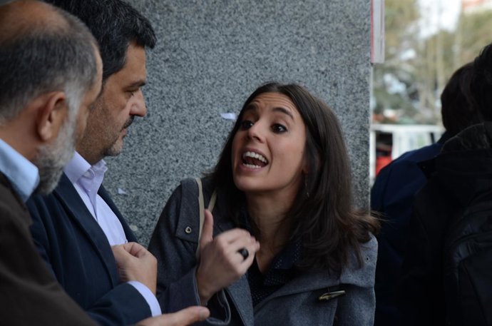 Irene Montero en la presentación del libro En defensa del populismo