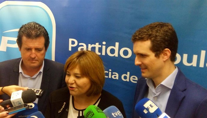 Ciscar, Bonig y Casado, este lunes en Alicante
