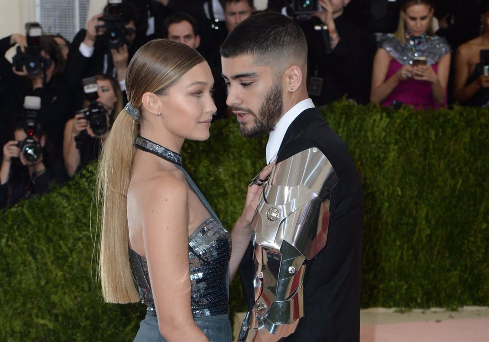 Zayn Malik and Gigi Hadid attending The Metropolitan Museum of Art Met Gala 2016