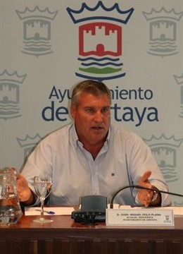 El alcalde de Cartaya, Juan Polo.