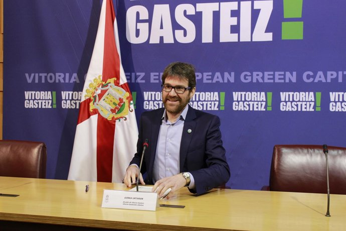 El alcalde de Vitoria, Gorka Urtaran