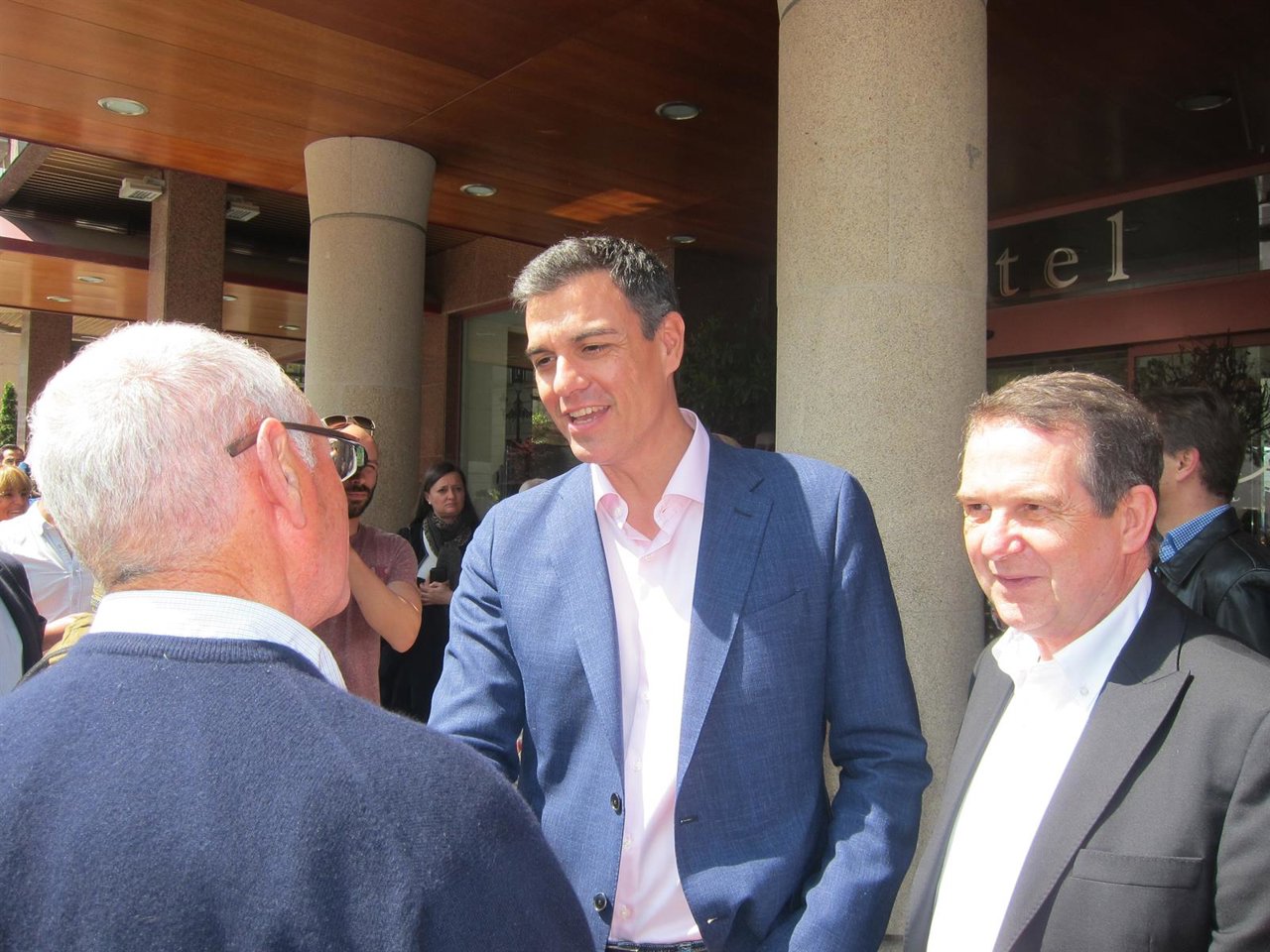 Pedro Sánchez y Abel Caballero en Vigo