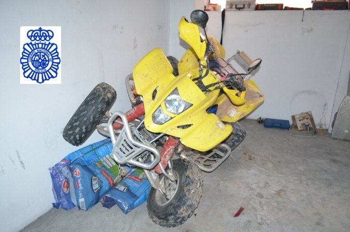 Elementos recuperados tras la detención del joven