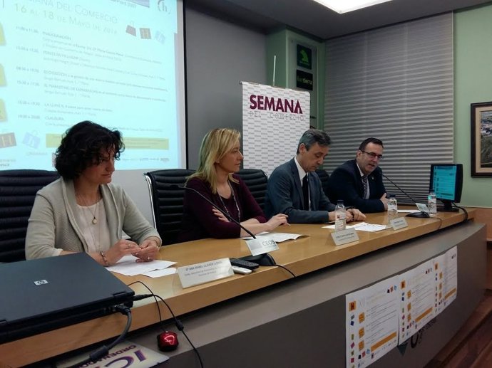 Inauguración de la XII Semana del Comercio en Huesca.