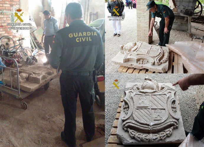 Escudo heráldico encontrado