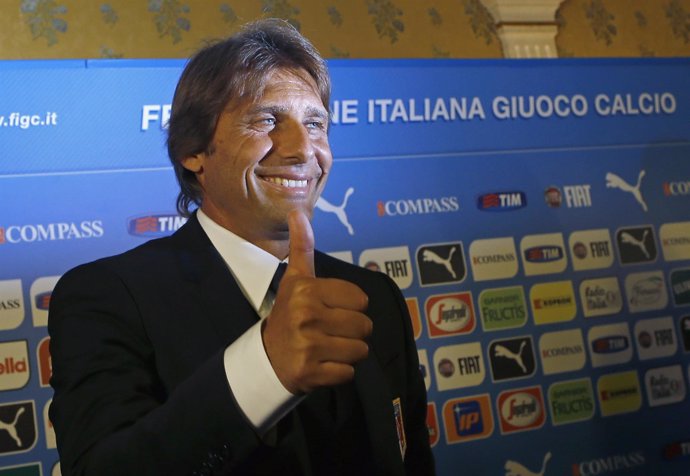 El nuevo entrenador de la selección de fútbol de Italia, Antonio Conte