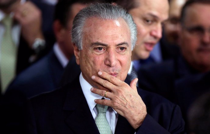 El presidente interino de Brasil, Michel Temer