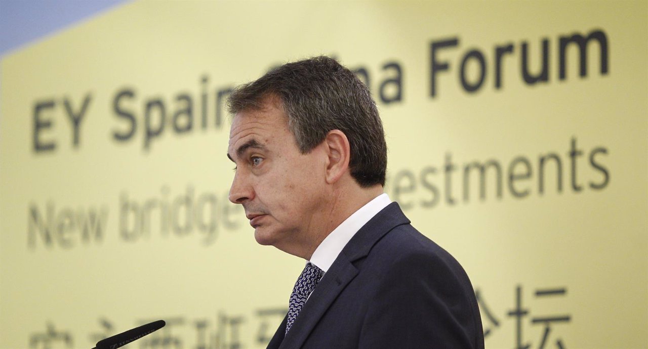 José Luis Rodríguez Zapatero en un foro