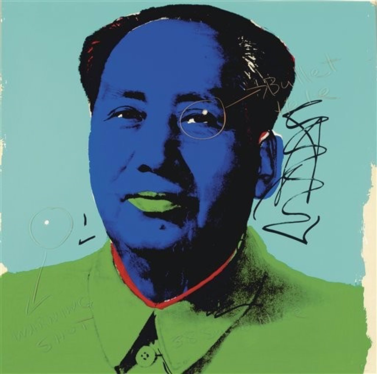 retrato de Mao Zedong realizado por Andy Warhol 