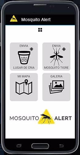 Aplicación móvil 'Mosquito Alert'