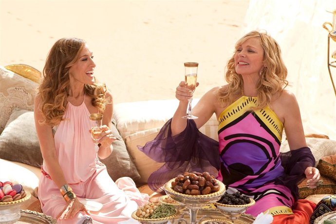 ITAR-TASS 82: MOSCOW, RUSSIA. MAY 25, 2010. Kristin Davis, Sarah Jessica Parker,