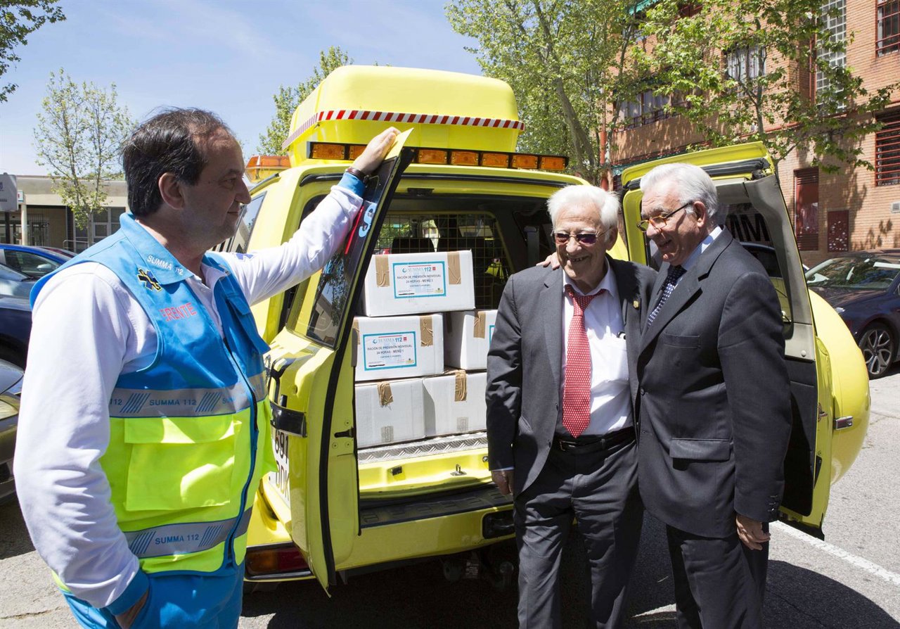 El SUMMA entrega 700 raciones de alimentos a Mensajeros de la Paz