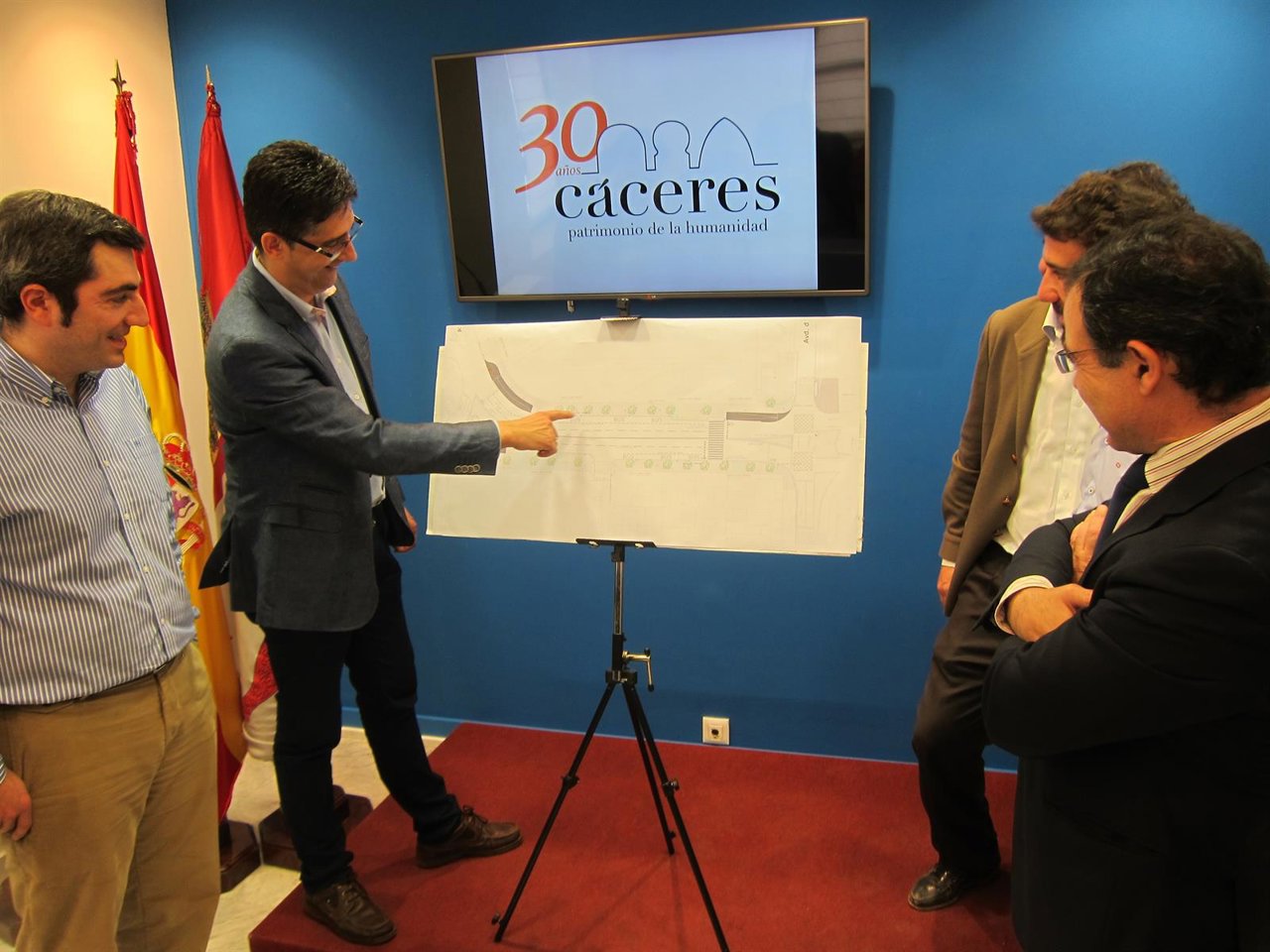 Presentación de la urbanización de Primo de Rivera en Cáceres