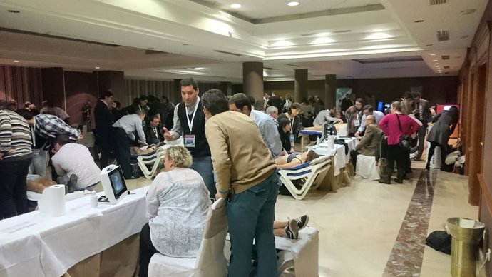 Talleres durante las III Jornadas Nacionales de Ecografía de Semergen 