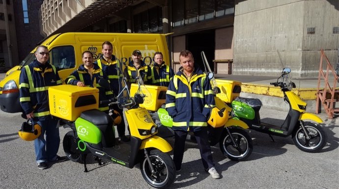 Correos Scooters eléctricos Scutum 