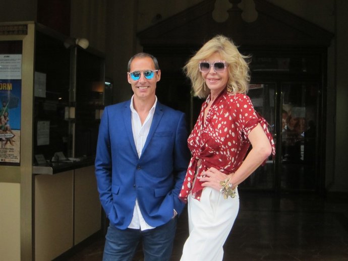 Manuel Bandera y Bibiana Fernández  en el Teatro Olympia