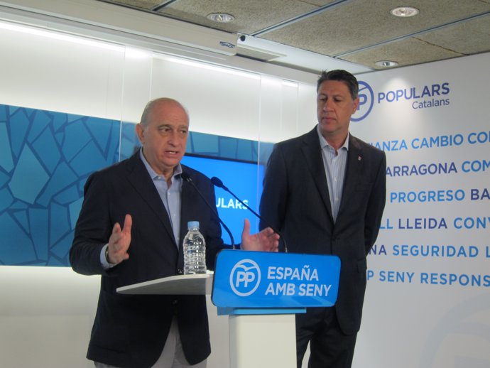 Jorge Fernández Díaz y Xavier García Albiol (PP)