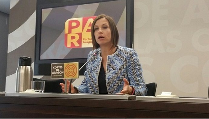 La diputada del PAR en las Cortes de Aragón María Herrero