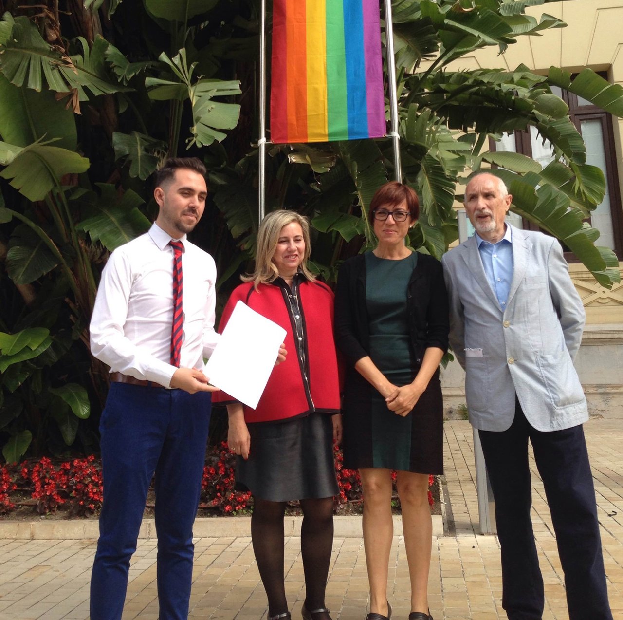 Begoña Tundidor, María Gámez y Antonio Morales, PSOE
