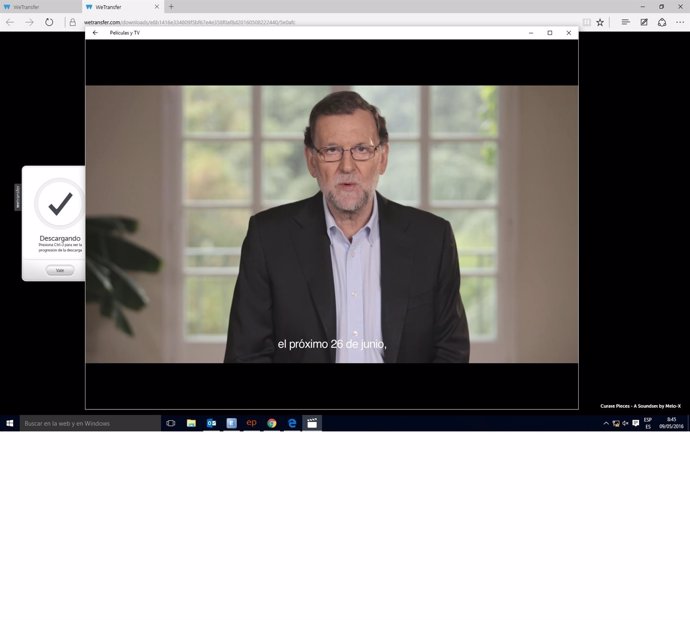 Vídeo de precampaña de Rajoy