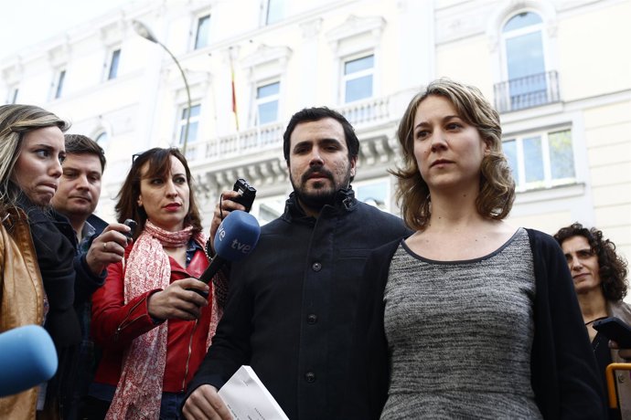 Alberto Garzón y Marina Albiol en un aimagen de archivo