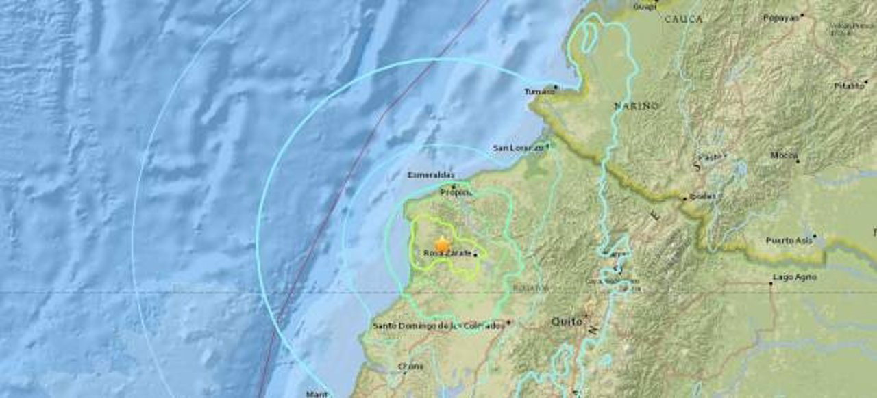 Terremoto de 6,8 sacude la costa de Ecuador ocasionando "pequeños daños material