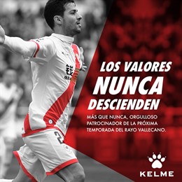 Kelme patrocinará al Rayo en Segunda