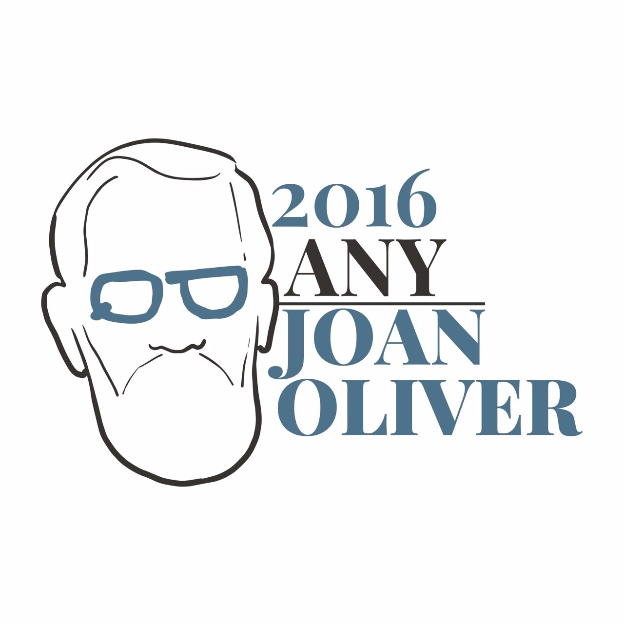Cartel promocional del Año Joan Oliver 